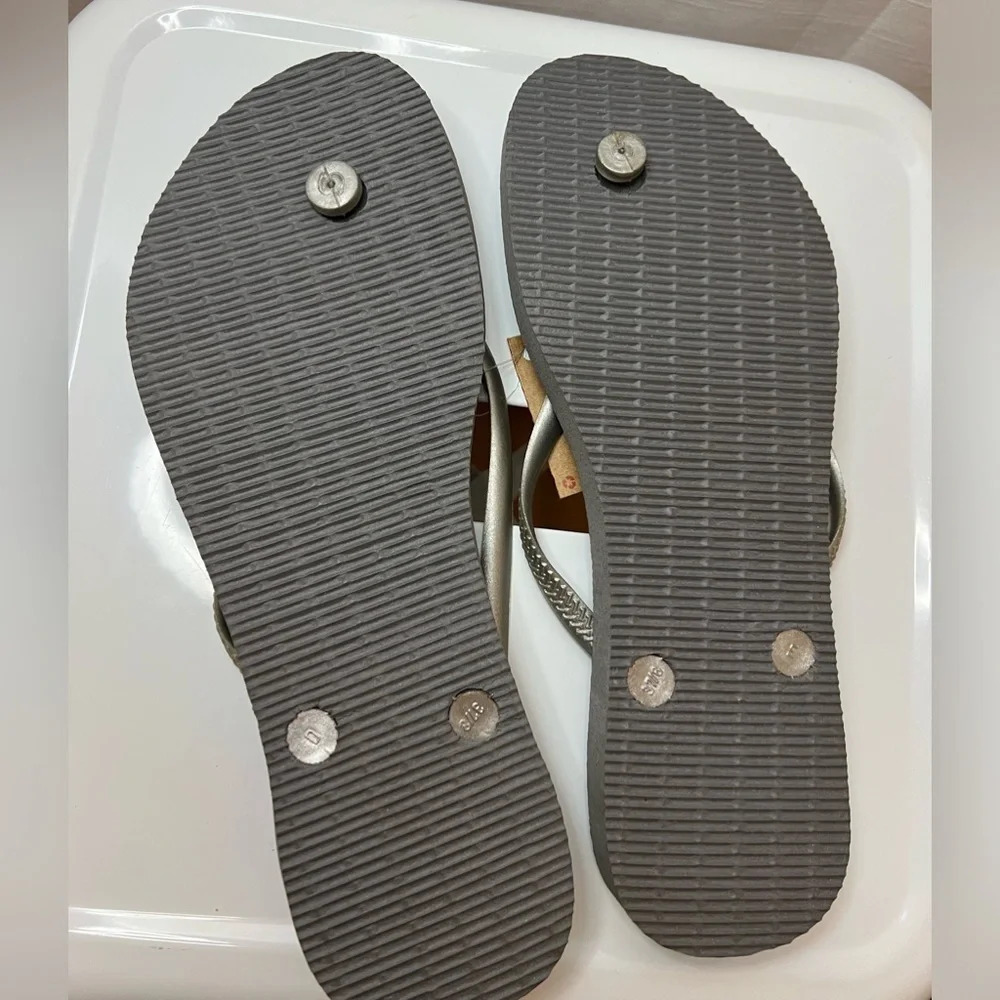 Havaianas Women's Flip Flops Sandal Steel Grey US Size 6 - Picture 5 of 6